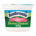Ambrosia Strawberry Flavoured Custard Dessert Snack Pots