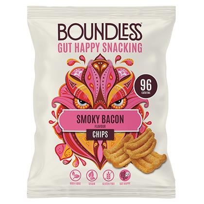 Boundless Smokey Bacon Chips (Case of 24)