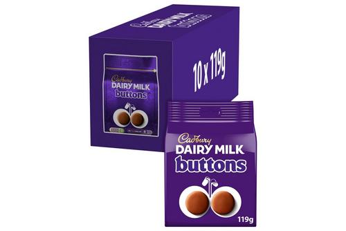 Cadbury Dairy Milk Giant Buttons Chocolate Bag 119g