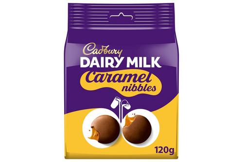 Cadbury Dairy Milk Caramel Nibbles Chocolate Bag 120g