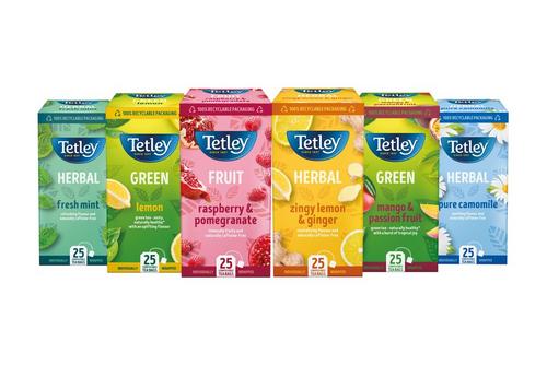 Tetley Fruit & Herbal Variety Pack String & Tag Envelope