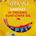 FISH 4 EVER Sardines in Organic Sunflower Oil 120g