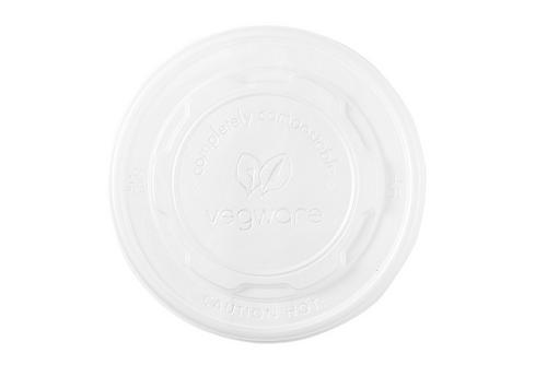 Vegware CPLA Flat Container Lid 12/16/32oz