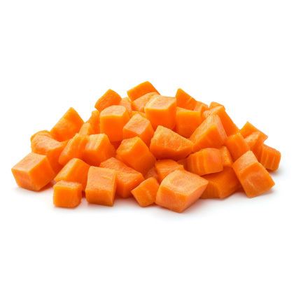 (48 Hour) Pre-Order Prepared Diced Carrots (20mm) Large
