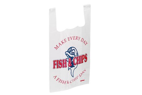 Fish & Chip Carrier Bag 27.9x43.1x53.3cm