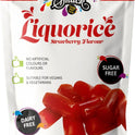 CANDY SHACK Strawberry Flavour Liquorice - Sugar Free 120g