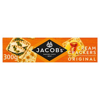 Jacob's Cream Crackers 300g (Case of 12)