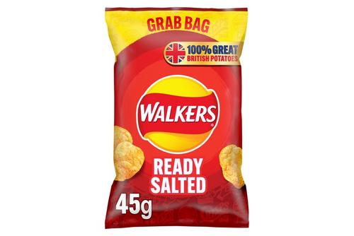 Walkers Ready Salted Crisps 45g