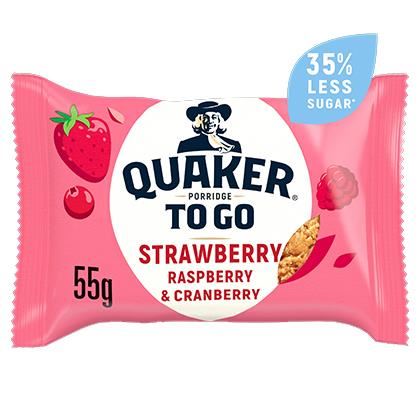 Quaker Porridge To Go Berries Bars