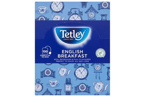 Tetley English Breakfast String & Tag Tea Bags