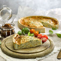 Crimp & Pring Cheese & Onion Quiche 11 Inch