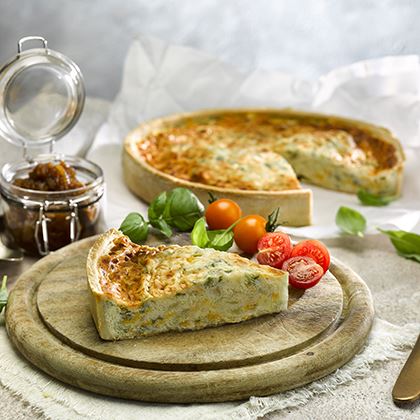 Crimp & Pring Cheese & Onion Quiche 11 Inch (Case of 1)