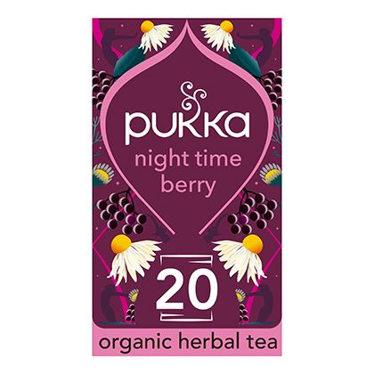 Pukka Tea Night Time Berry Enveloped Tea Bag (Case of 4)