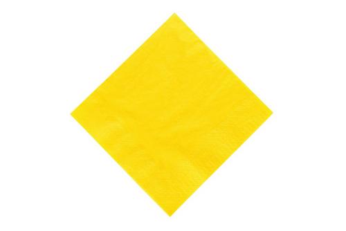 Brakes Yellow 2 Ply Napkin 33cm