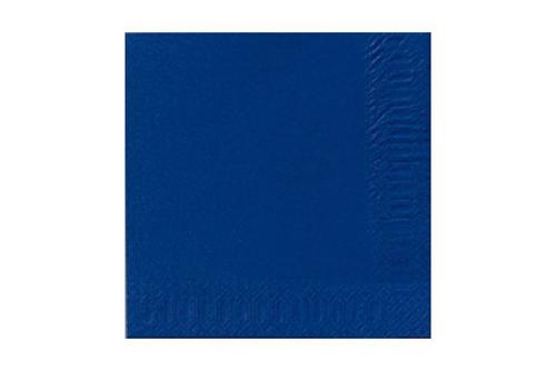 Dark Blue Linen Style Dinner Napkins, 40cm