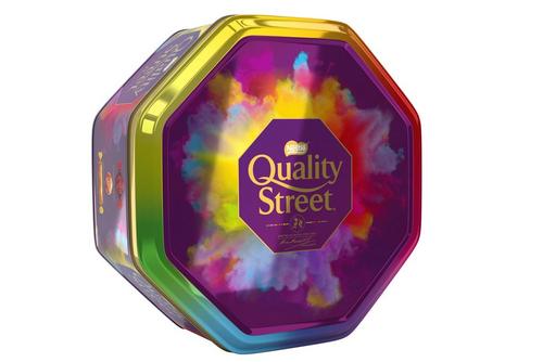 Quality Street Chocolate Toffee & Cremes Tin 1kg