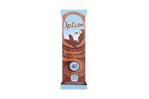 Options Belgian Chocolate Hot Chocolate Sachet