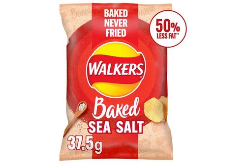 Walkers Baked Sea Salt Snack Crisps 37.5g