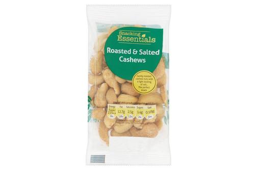 Snacking Essentials Roasted & Salted Cashews 100g