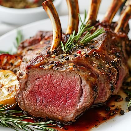 English Lamb Rack 3 Bone French Trim - Order by 2pm Mon-Thurs for next delivery day