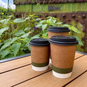Hot Cup CPLA Black Lid 8oz (Case of 1)