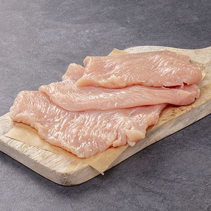 Turkey Escalopes 113grm - order to be placed by 2pm Mon to Fri for next delivery day (Case of 5)