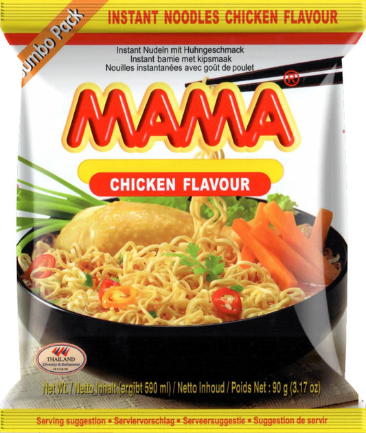 MAMA Chicken Flavour Instant Noodles 90g - 1 Case
