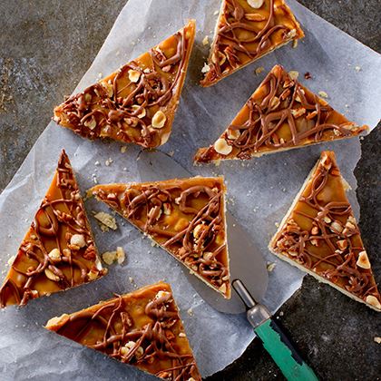 Handmade Cake Co. Salted Caramel & Nut Slice (Pre-cut)