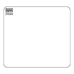 Matt85 Removable Blank Label 56mmx51mm