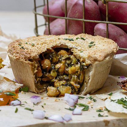 Phat Pasty Vegan Cauliflower & Spinach Balti Pie (Case of 12)