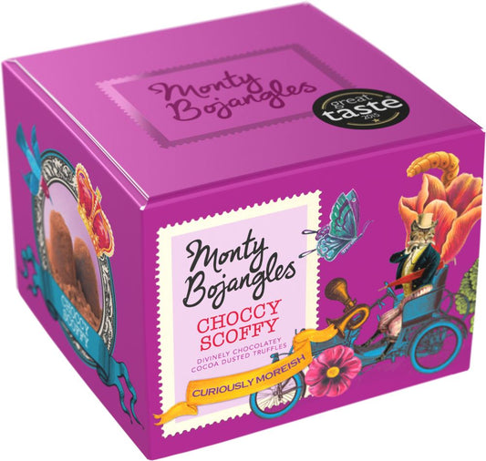 MONTY BOJANGLES Choccy Scoffy Cocoa Dusted Truffles 150g - 1 Case