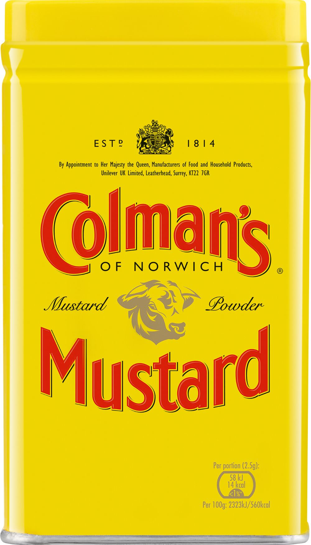 COLMAN'S Mustard Powder 57g - 1 Case