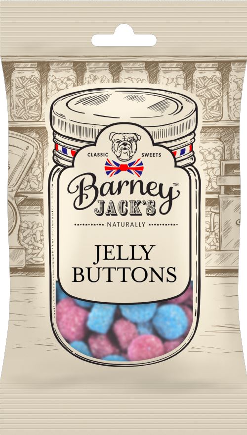 BARNEY JACK'S Jelly Buttons 135g