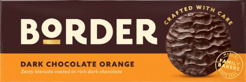 BORDER Dark Chocolate Orange 150g (Case of 14)