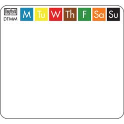 Matt85 Removable Day Of The Week Label 56mmx51mm