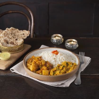 Simply Worldfoods Aloo Gobi with Moong Daal & Rice (Case of 12)
