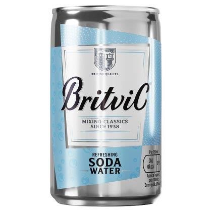 Britvic Soda Water Can (Case of 24)