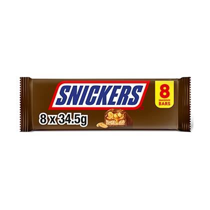 Snickers Snacksize 8 pack (Case of 11)