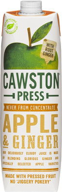 CAWSTON PRESS Apple & Ginger Juice 1L (Case of 6)