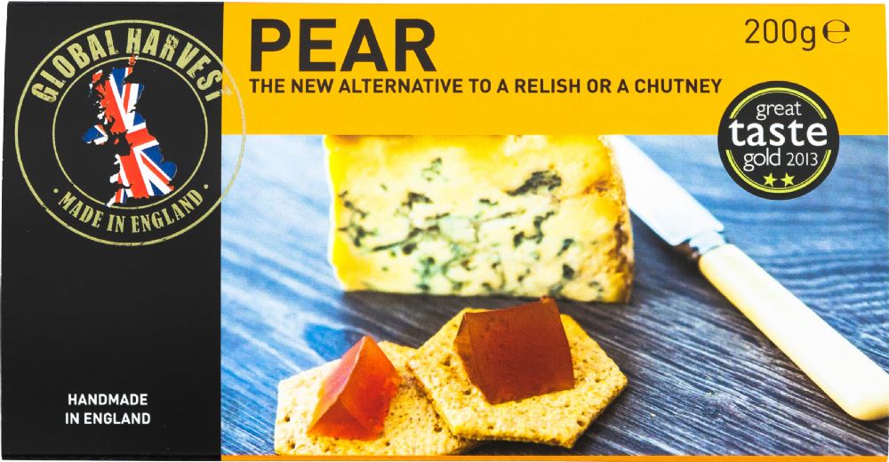 GLOBAL HARVEST Pear Fruit for Cheese 200g - 1 Case