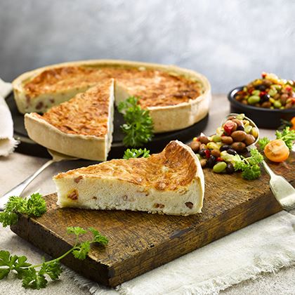 Crimp & Pring Whole Quiche Lorraine 11 Inch (Case of 1)