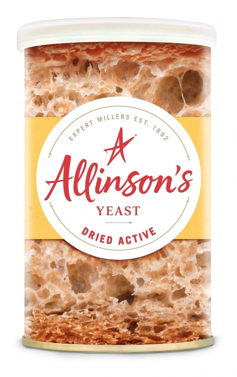ALLINSON'S Dried Active Yeast 125g - 1 Case