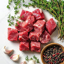 Frozen Diced Beef IQF (Case of 6)