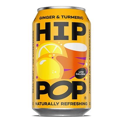 Hip Pop Ginger & Turmeric Soda Can