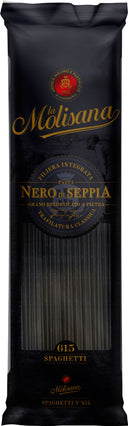 LA MOLISANA Spaghetti al Nero di Seppia Pasta 500g (Case of 18)