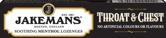 JAKEMANS Throat & Chest Sweets - Stick Pack 41g - 1 Case