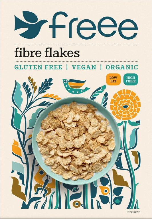 DOVES FARM Freee - Fibre Flakes 375g - 1 Case