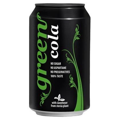 Green No Sugar Cola Can
