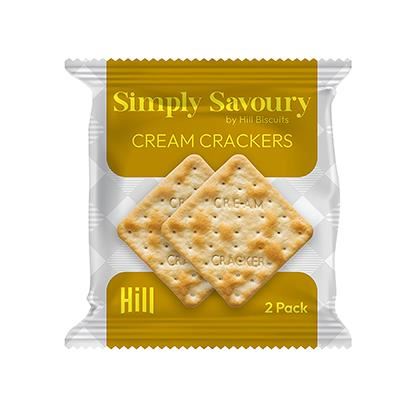 Hill Simply Savoury Cream Crackers Twin Pack