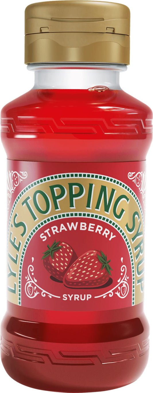LYLE'S Topping Syrup - Strawberry 325g - 1 Case